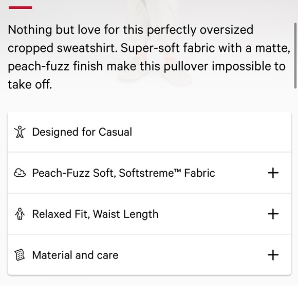 Lululemon Softstreme Perfectly Oversized Cropped Crew - Picture 5 of 5